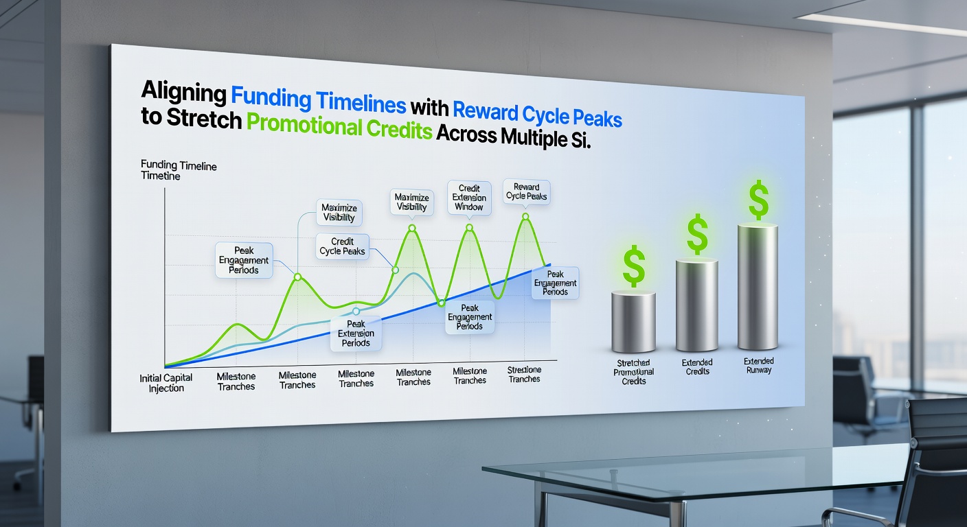 Chart displaying deposit processing times matched against reward cycle peaks for stretching promotional credits