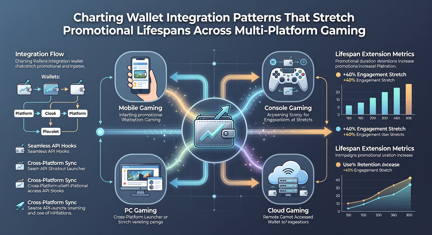 Multi-platform gaming network diagram with wallet sync pathways highlighted