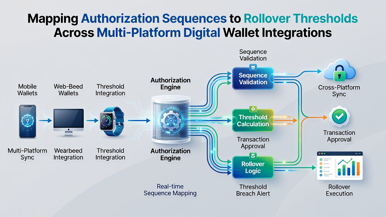 Flowchart of multi-platform wallet threshold synchronization process
