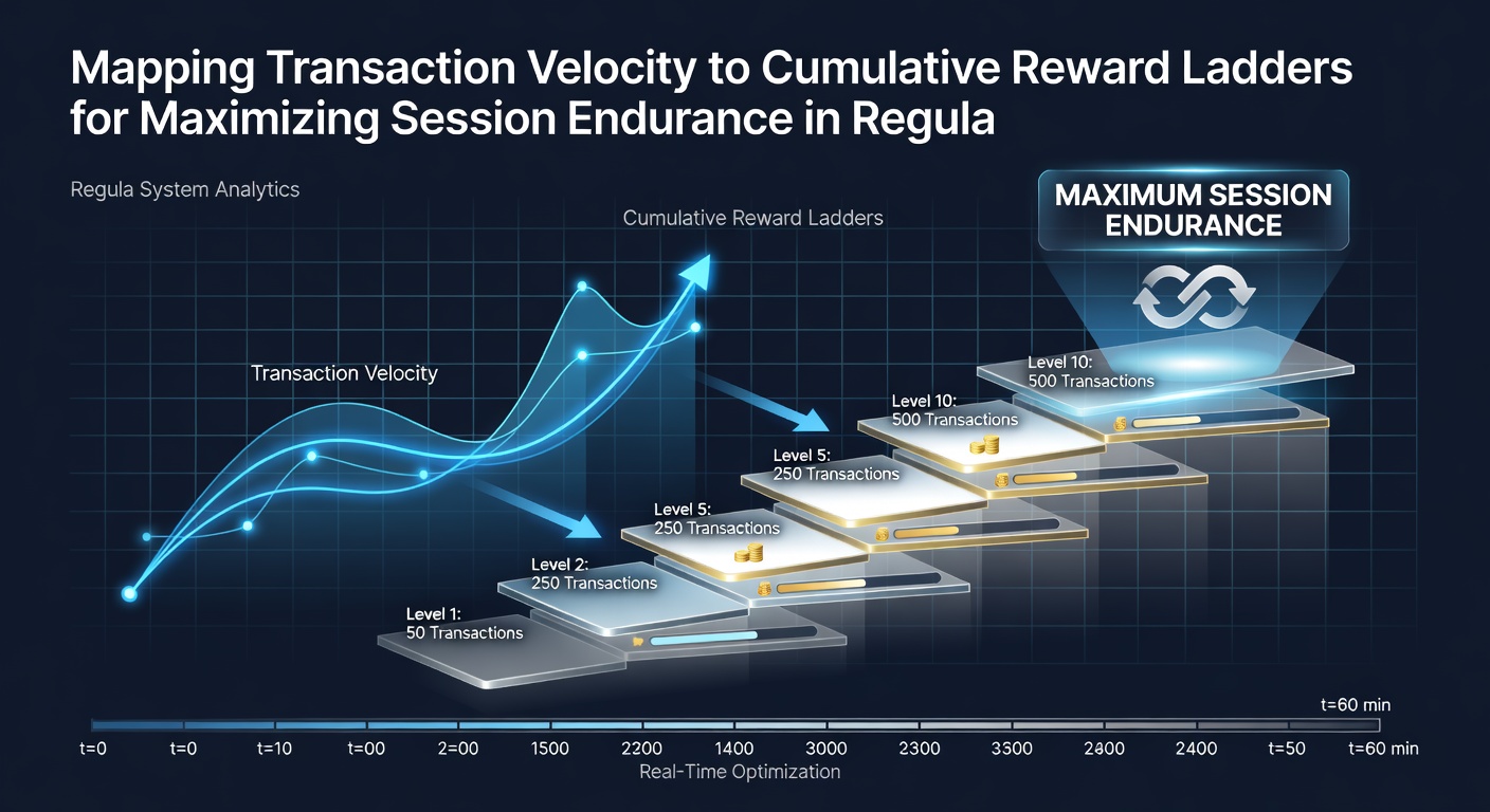 Analytics dashboard displaying real-time transaction velocity and reward ladder progression in a regulated online gaming environment